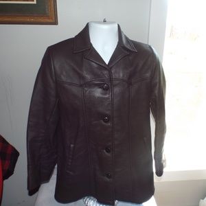 Leather Deer Skin Jacket by Midwestern Sports Tog